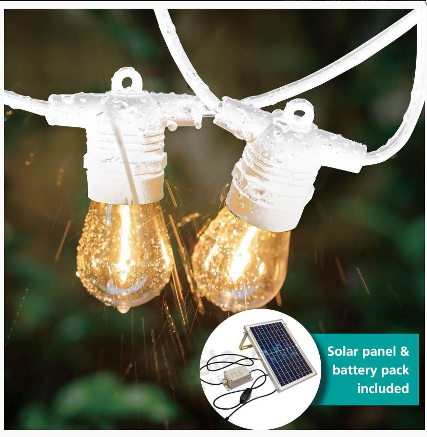 Solar Festoon Light kit White
