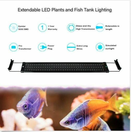 LED Fish Tank Light 90cm to 110cm