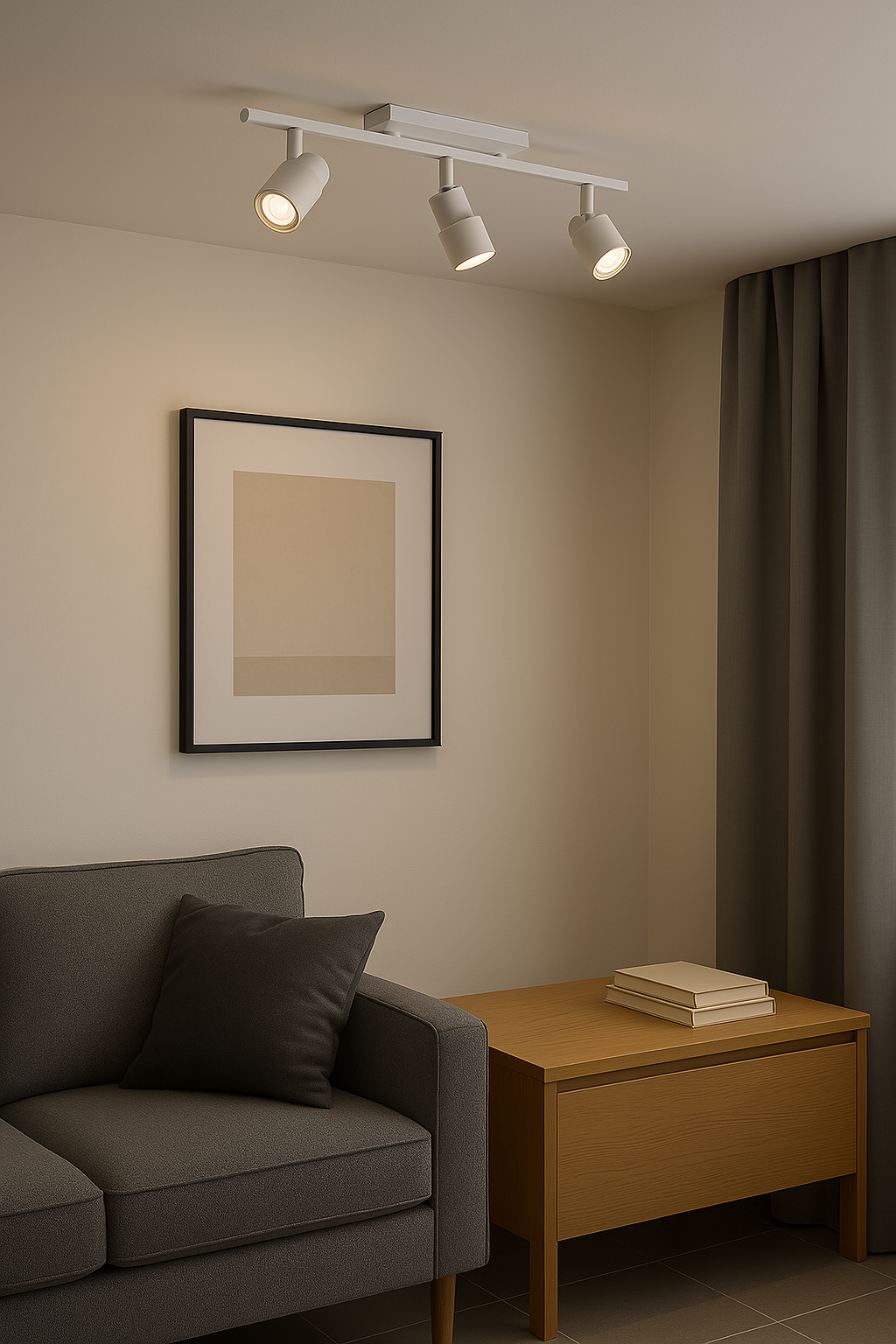 Davida2  3 light LED spotlight - white