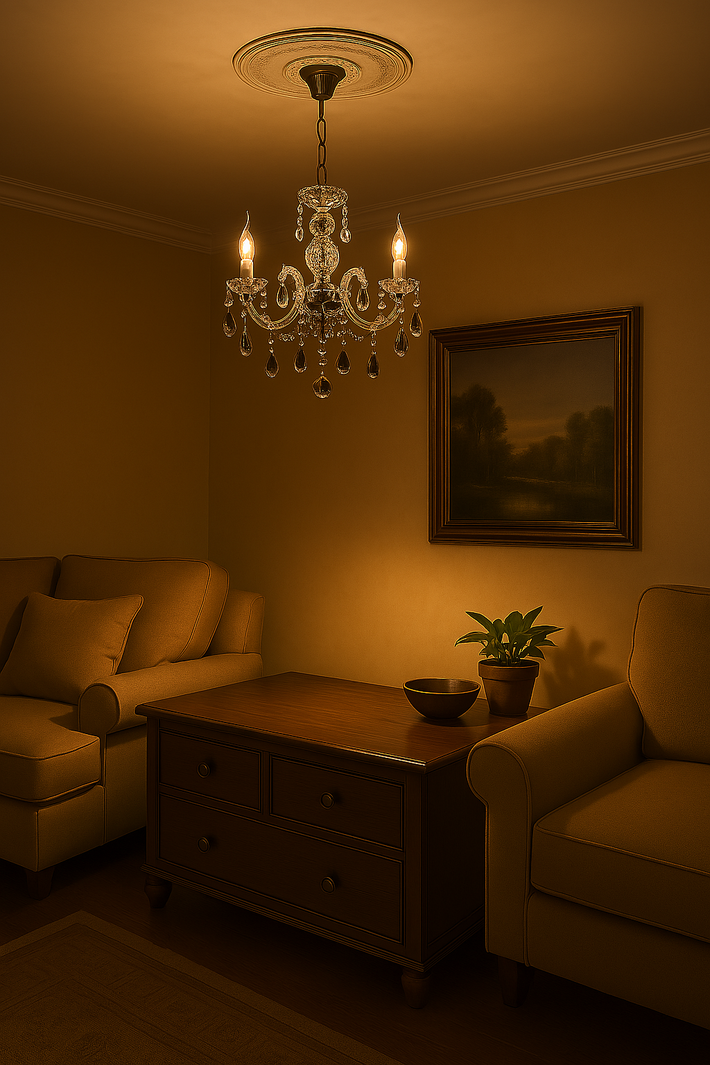 Zurich 3 Light Chandelier