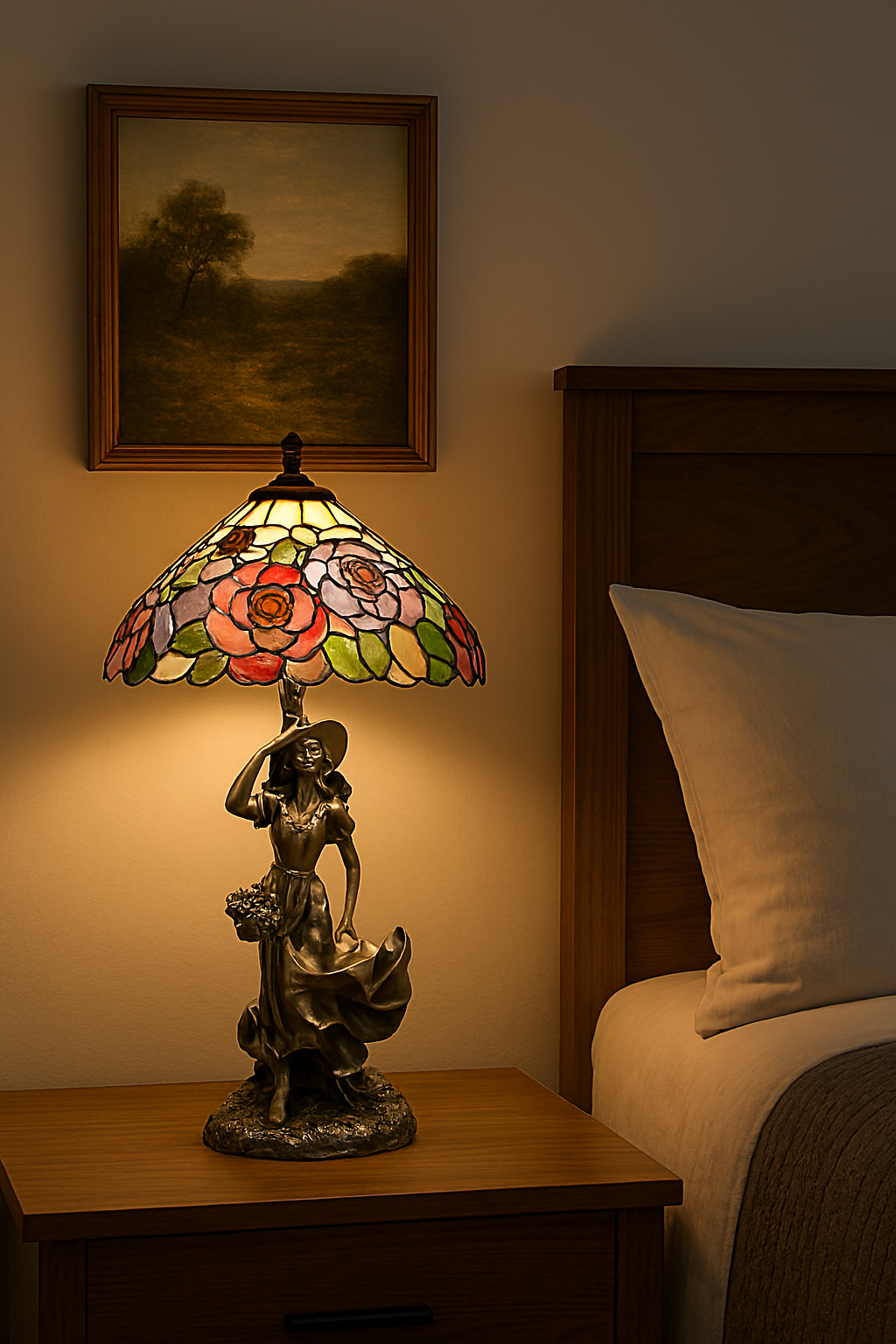 Hannah Figurine Table Lamp (GGTL-2324)