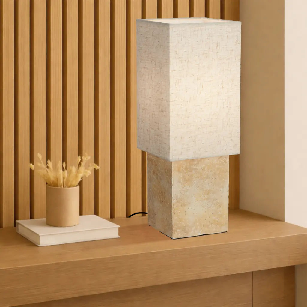 Fornos Table Lamp - Beige