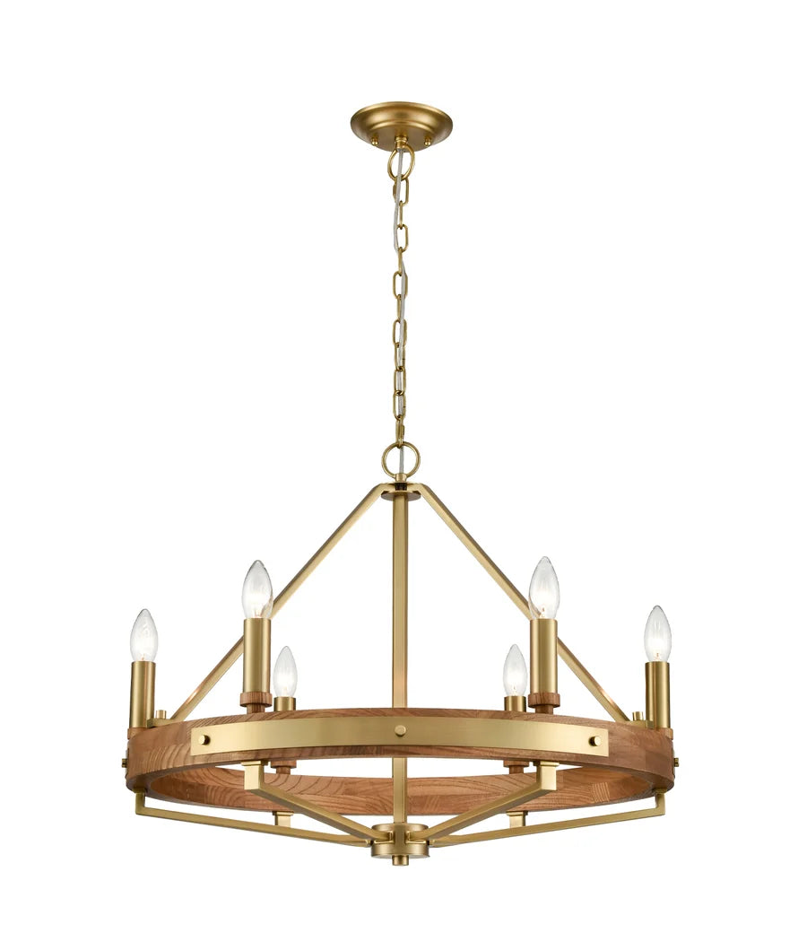 FUNALE4 - 6 LIGHT CANDELABRA PENDANT LIGHT