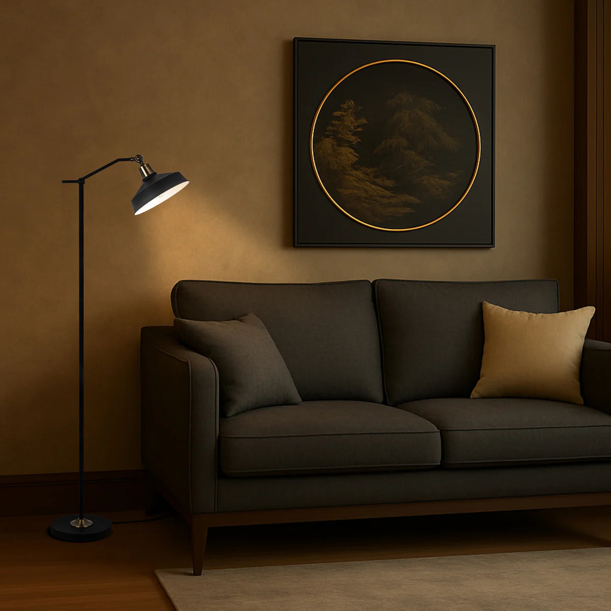 Kylan Floor Lamp Black