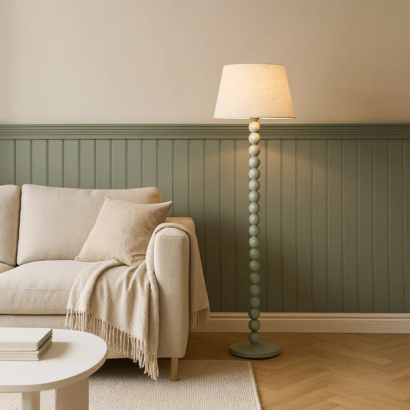 Pearl orb Floor Lamp Sage