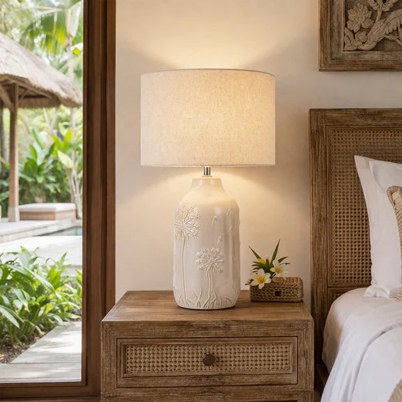 Nari Dandelion Ceramic Table Lamp