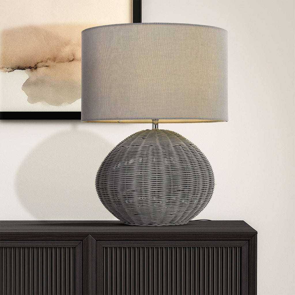 Mohan Table Lamp -Grey