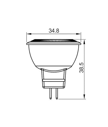 MR1101  GLOBE MR11 LED 3K 260L