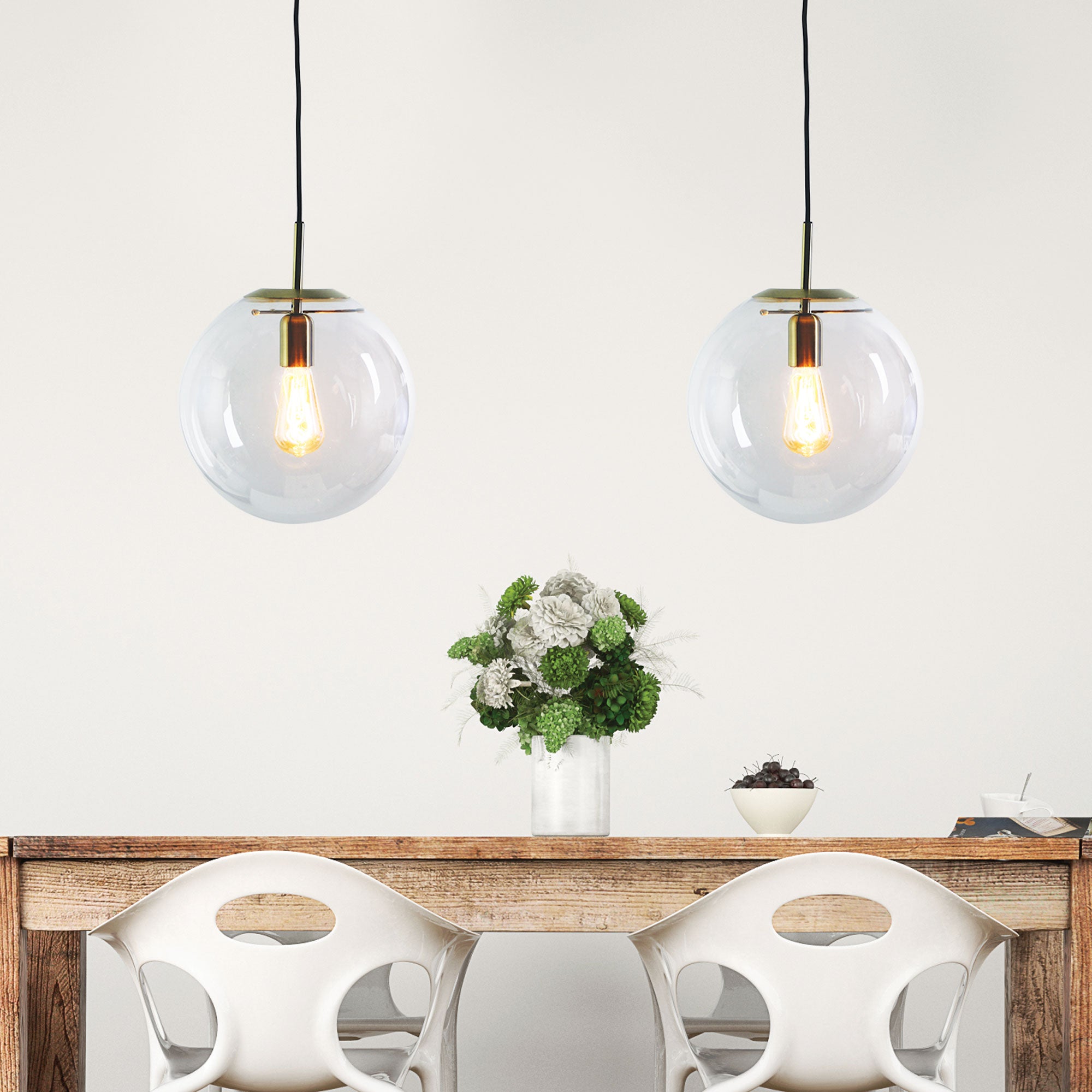 Newton 30cm Glass Pendant