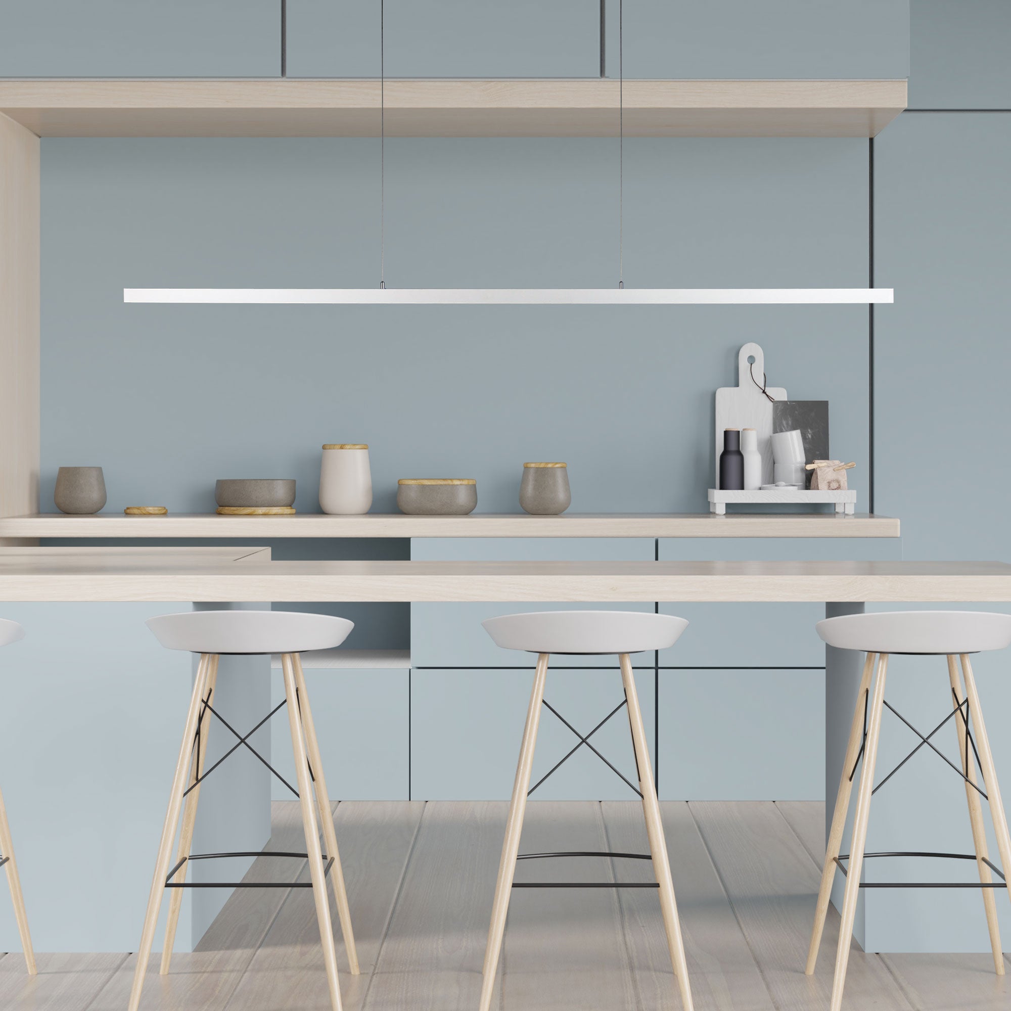 Shard 1800 Linear Pendant White (OL60628)