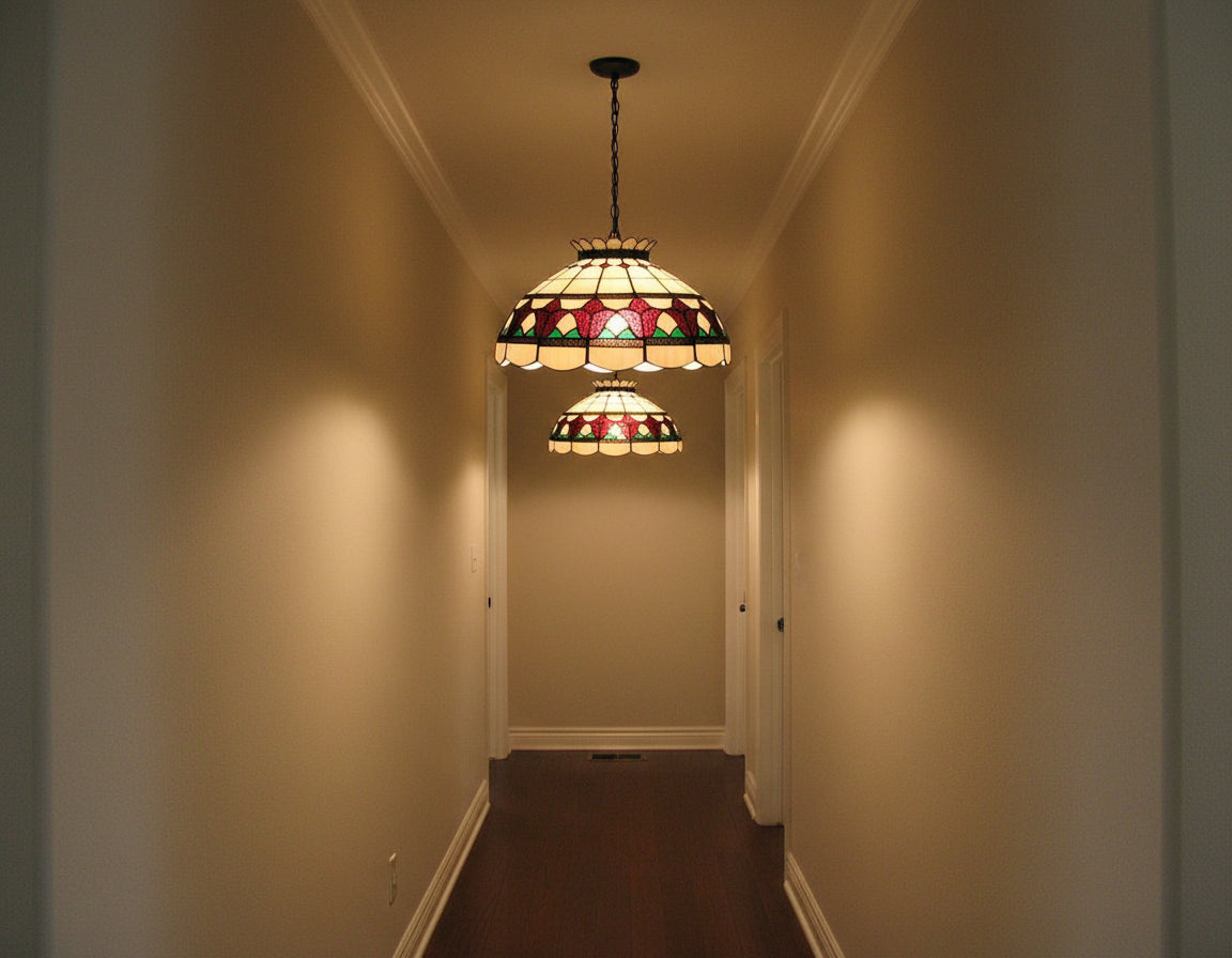 LEADLIGHT TULIP PENDANT 16