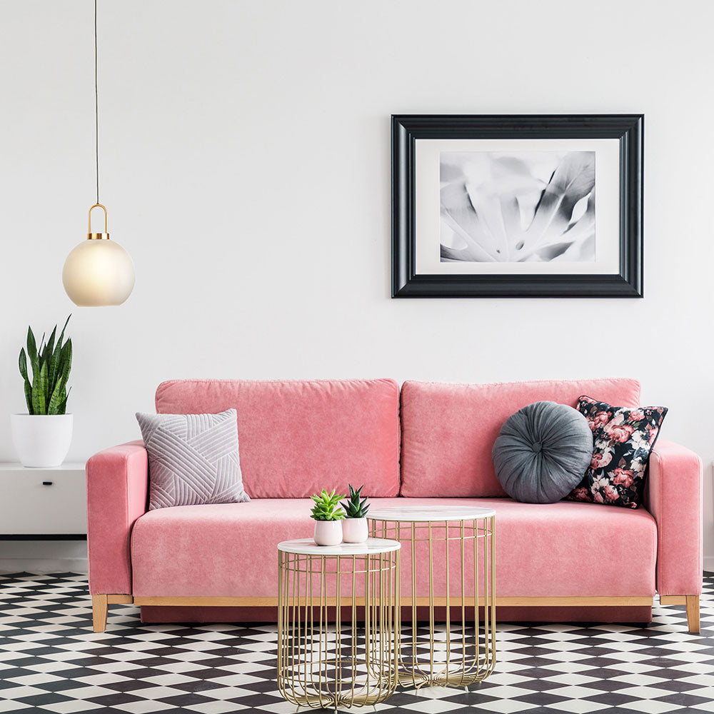 Ellie  1 light glass pendant