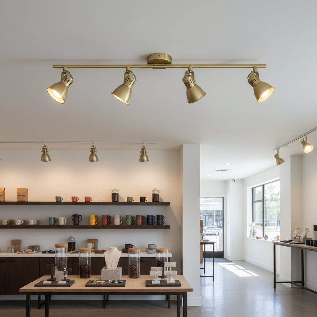 Seras Spotlights - Brushed Brass