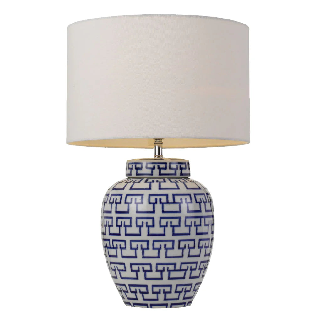 TING BLUE-WHITE TABLE LAMP