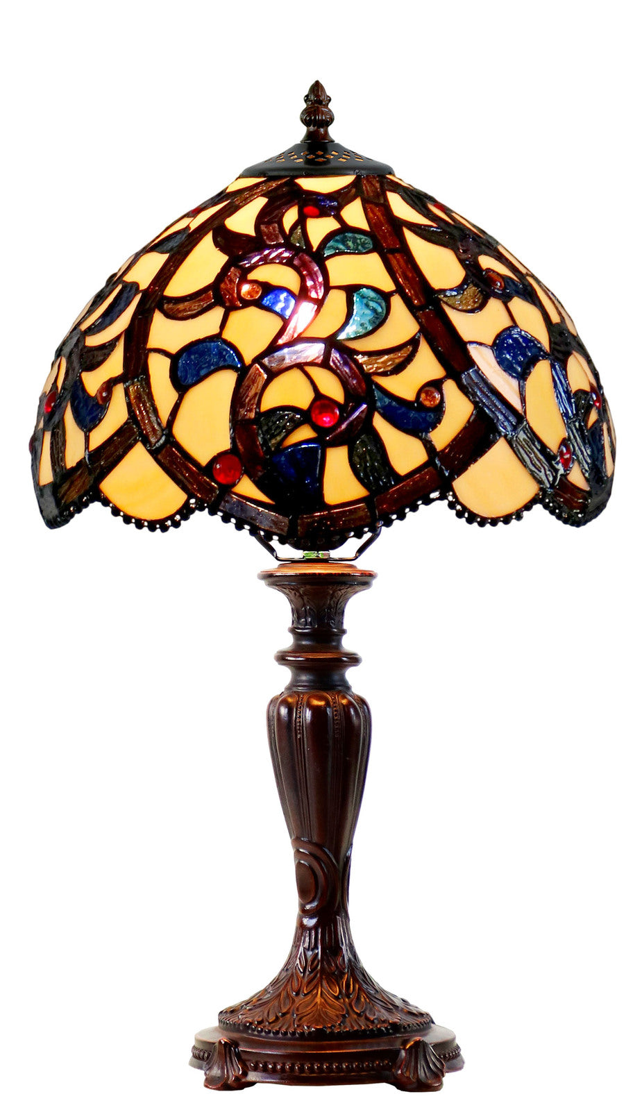 Maiko Leadlight Table Lamp (GGTL-122827)