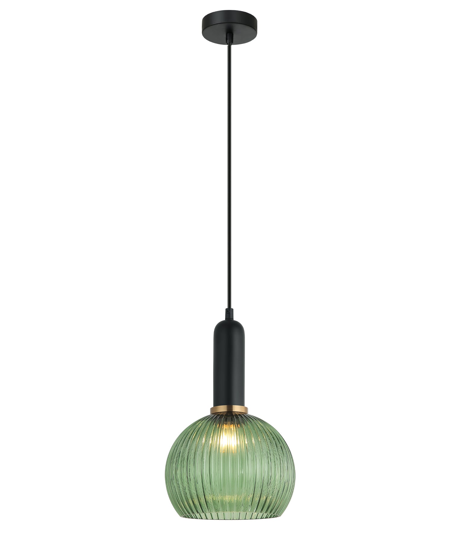 Vintaj Series  Ribbed Glass Pendants