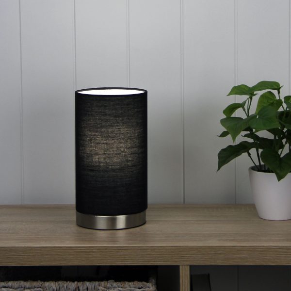 Mantel Touch Table Lamp - Black