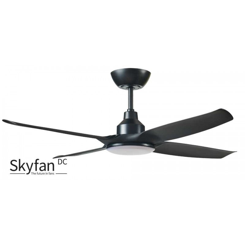 Skyfan 1200 DC 3 Blade Black with LED light