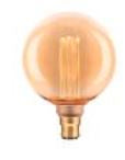 Vintage Amber LED Globe G95