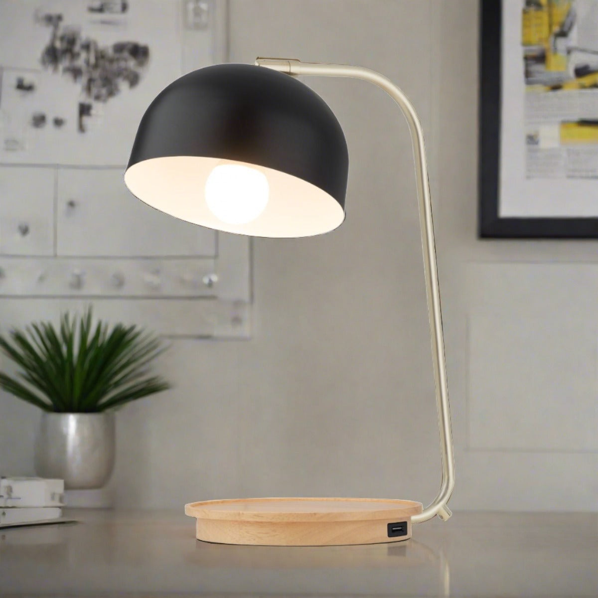 Jonte task lamp with USB