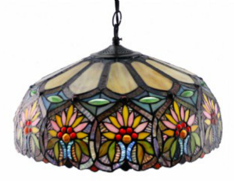 Sunflower 18" Leadlight  Pendant (TNP183453)