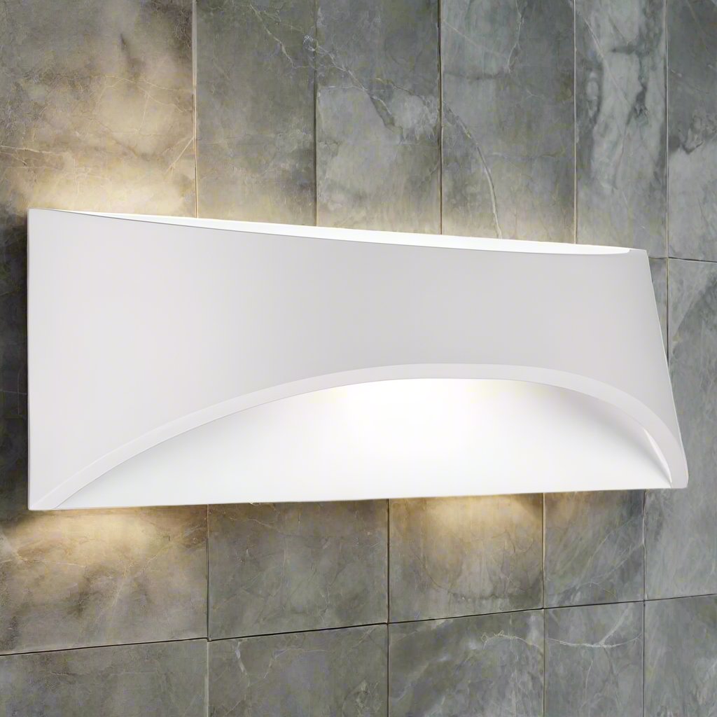 Wells 12W LED Exterior Wall Light - White (MX9512WHT)