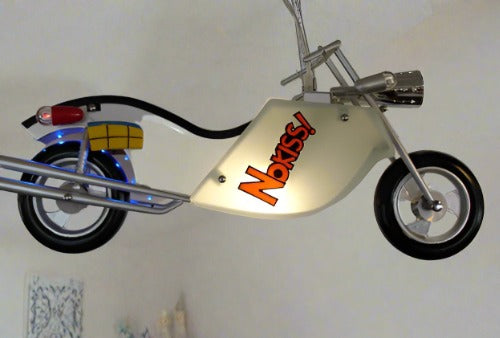 Motor Bike Pendant Light