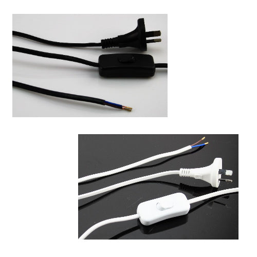 Table / Floor Lamp Flex & Plug Leads