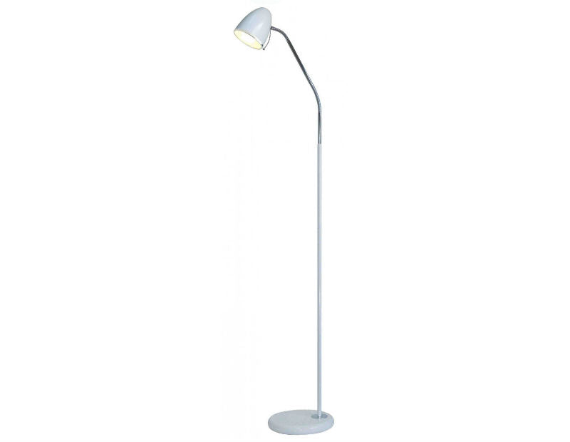 Sara Floor Lamps - Black, Brushed Chrome or White
