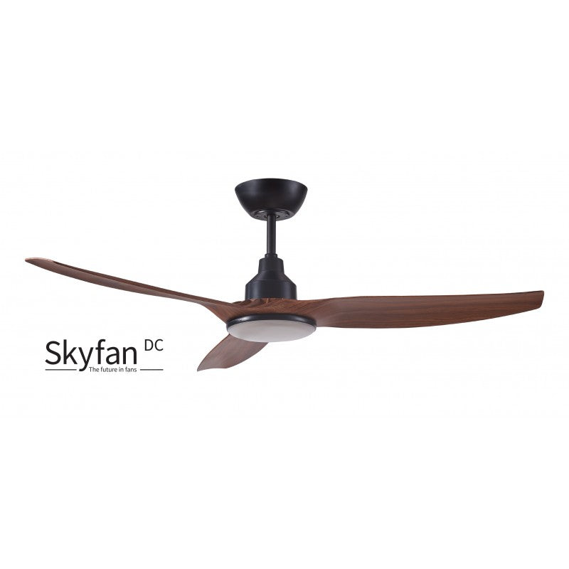 Ventair Skyfan DC 52in Teak with Led light