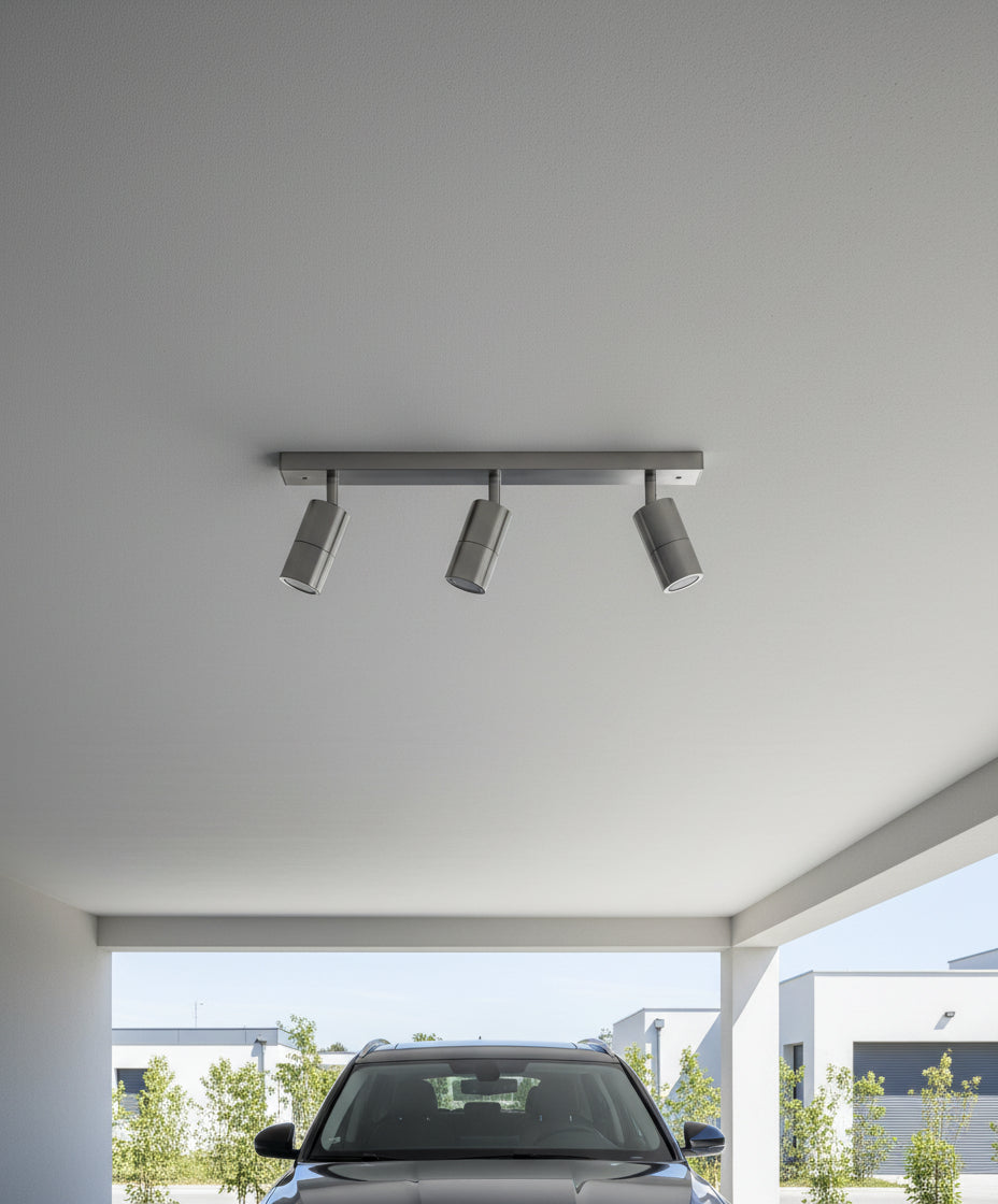 Adjustable Exterior lights -  3 head Titanium ( CLA )